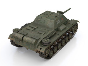 su-76i - soviet assault - 3302 3D Model