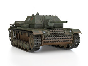 su-76i - soviet assault - 3302 3D Model