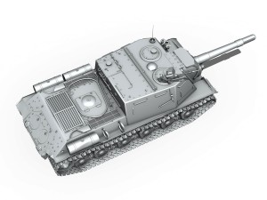 isu152 soviet heavy selfpropelled Modello 3D