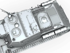 isu152 soviet heavy selfpropelled Modello 3D