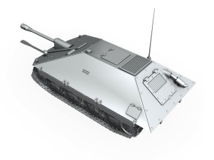 maresal m06 romanian tank hunter Modelo 3D