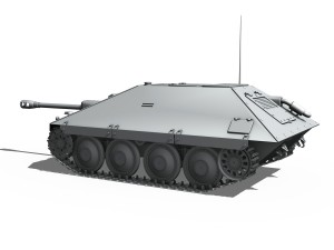 maresal m06 romanian tank hunter Modelo 3D