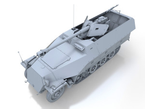 sdkfz 251-22 - ausfd - pakwagen Modelo 3D