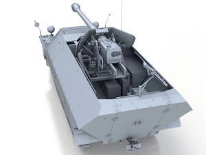 sdkfz 251-22 - ausfd - pakwagen Modelo 3D