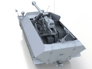 sdkfz 251-22 - ausfd - pakwagen 3D Model