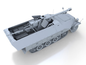 sdkfz 251-22 - ausfd - pakwagen Modelo 3D