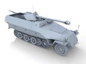 sdkfz 251-22 - ausfd - pakwagen 3D Model