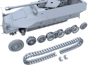 sdkfz 251-22 - ausfd - pakwagen 3D Model
