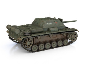su-76i - soviet assault 3D 模型