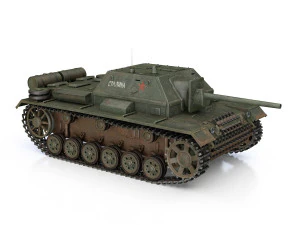 su-76i - assalto sovietico Modello 3D