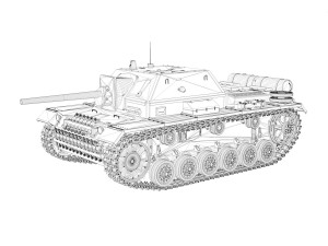 su-76i - soviet assault 3D 模型