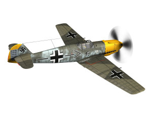 messerschmitt - bf-109 e - jg26 3D Model