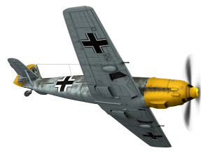 messerschmitt - bf-109 e - jg26 3D Model