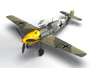 messerschmitt - bf-109 e - jg26 3D Model
