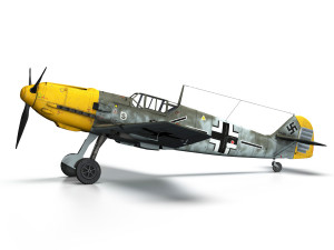 messerschmitt - bf-109 e - jg26 3D Model