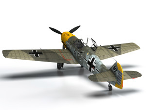 messerschmitt - bf-109 e - jg26 3D Model