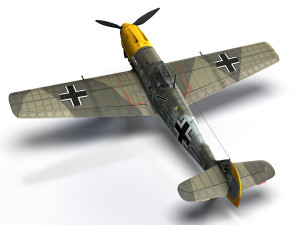 messerschmitt - bf-109 e - jg26 3D Model