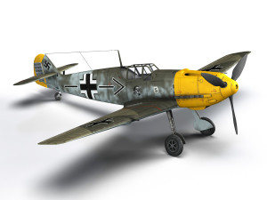 messerschmitt - bf-109 e - jg26 3D Model