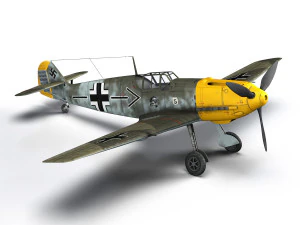 messerschmitt - bf-109 e - jg26 3D Model