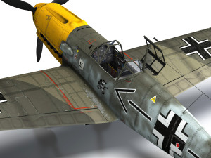 messerschmitt - bf-109 e - jg26 3D Model