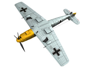 messerschmitt - bf-109 e - jg26 3D Model