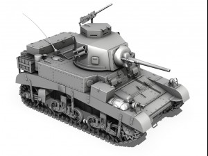 m3 light tank honey Modelo 3D