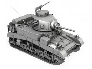 m3 light tank honey 3D Model