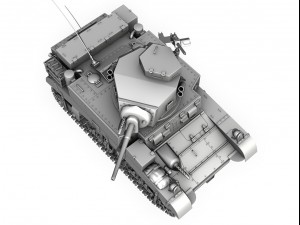 m3 light tank honey Modelo 3D