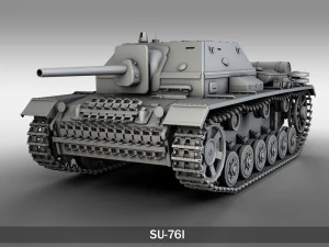 su76i - सोवियत हमला 3D मॉडल