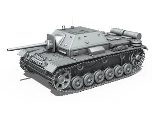 su76i - soviet assault 3D Model