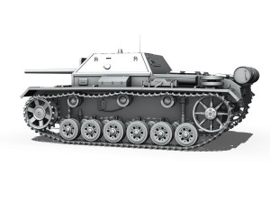 su76i - soviet assault Modèle 3D
