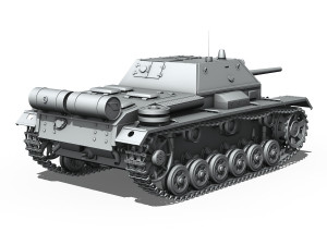 su76i - soviet assault Modèle 3D