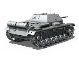 su76i - soviet assault 3D Model