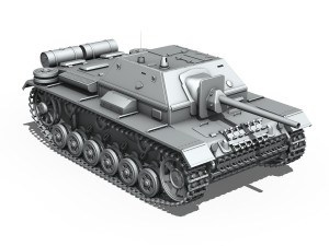 su76i - soviet assault Modèle 3D