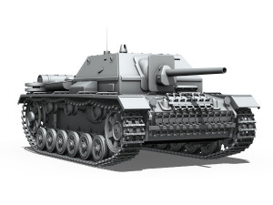 su76i - soviet assault Modèle 3D