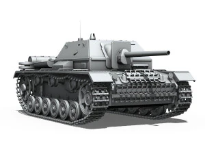 su76i - soviet assault 3D Model