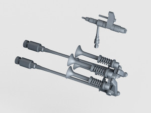 valve train Modelo 3D