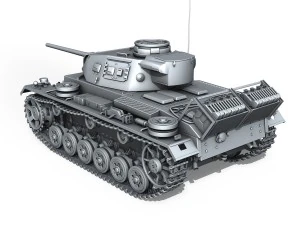 sdkfz 141 pzkpfw 3 panzer 3 ausfj 3D Model