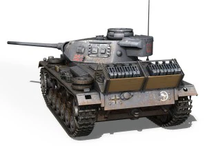 pzkpfw iii panzer 3 - ausfj - 523 3D Model