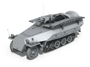 sdkfz 251-7 ausfd - assault-engineer vehicle - 1130 3D Model