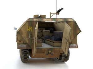 sdkfz 251 ausf d - half-track - 104 3D 模型