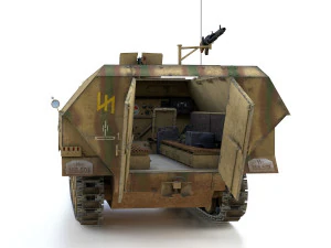 sdkfz 251 ausf d - half-track - 104 3D Model