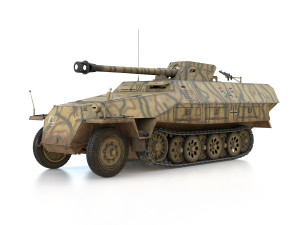 sdkfz 251-22 ausfd - pakwagen - 545 3D Model