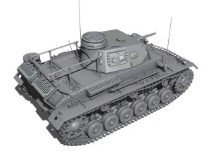 sdkfz 267 pzbefwg iii - ausf e - command tank 3D Model