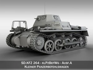 sdkfz 265 klpzbefwg - kleiner panzerbefehlswagen 3D Модель