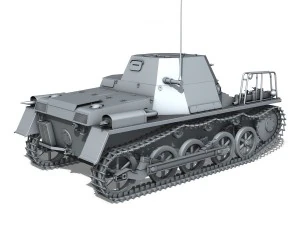 sdkfz 265 klpzbefwg - kleiner panzerbefehlswagen Model 3D