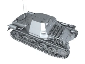 sdkfz 265 klpzbefwg - kleiner panzerbefehlswagen Model 3D
