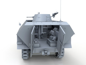 sdkfz 251-17 ausfd - anti-aircraft vehicle Modèle 3D
