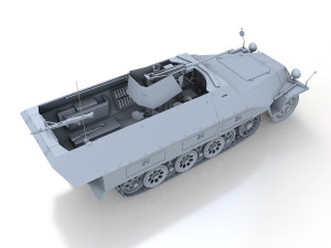 sdkfz 251-17 ausfd - anti-aircraft vehicle Modèle 3D