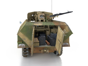 sdkfz 251-22 ausfd - pakwagen - 11 pzdiv 3D Model